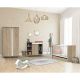 Chambre complète Sauthon avec lit Nova Blanc lin 140 x 70 cm évolutif en 90 x 200 et 140 x 200 cm