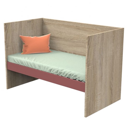 Chambre complète Sauthon avec lit Nova Rose Canyon 140 x 70 cm évolutif en 90 x 190 et 140 x 190 cm