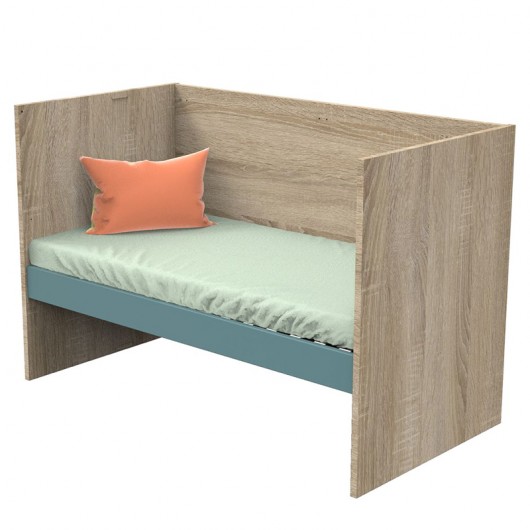 Chambre complète Sauthon avec lit Nova Argile Douce 140 x 70 cm évolutif en 90 x 190 et 140 x 190 cm