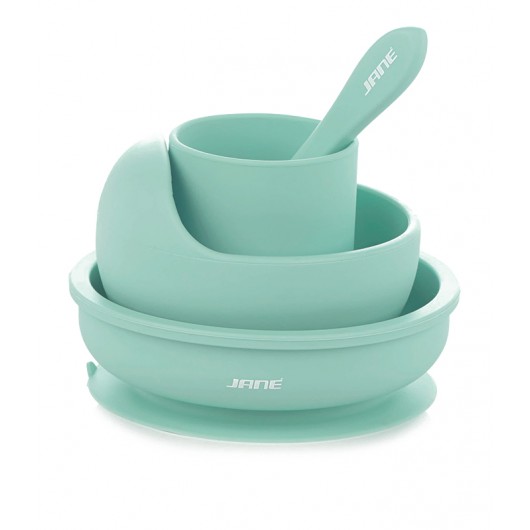 Coffret repas évolutif, Vaisselle en silicone pour bébés et enfants