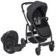 Poussette combinée Graco Evo - Coque Snugride Black Grey