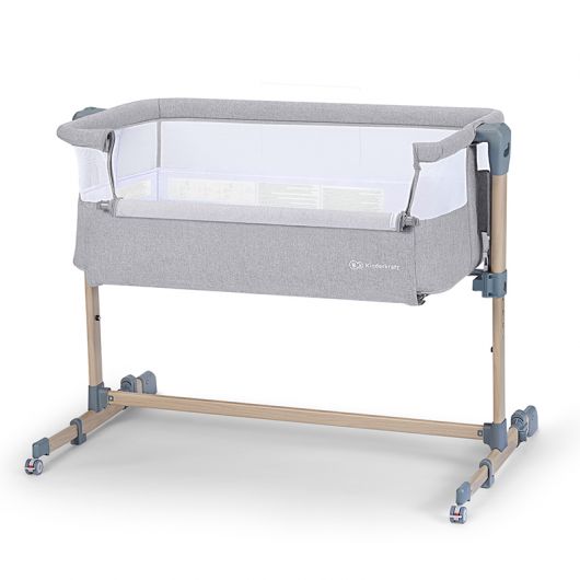 Lit bébé cododo Kinderkraft Neste Air Grey/Wood