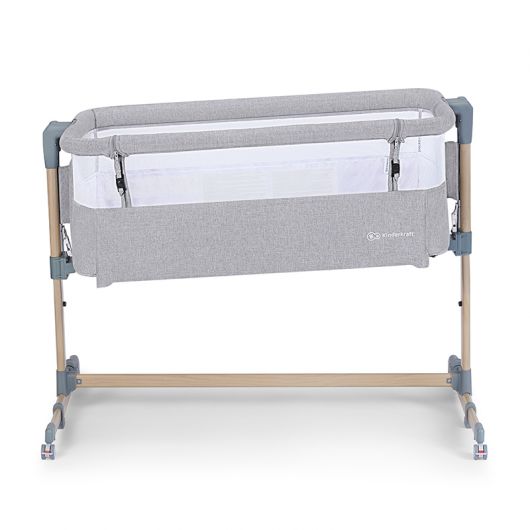 Lit bébé cododo Kinderkraft Neste Air Grey/Wood
