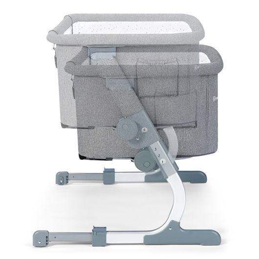 Lit bébé cododo Kinderkraft Uno Up Grey