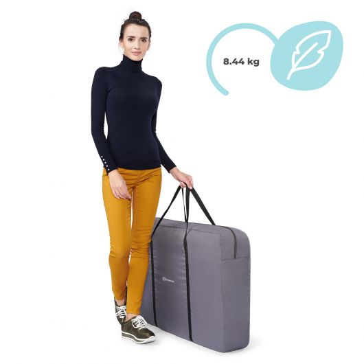 Lit bébé cododo Kinderkraft Uno Up Grey