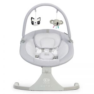 PERSEVERANCE Transat Bebe, Balancelle Bebe Electrique 0 à 10 kg, avec  Berceuse, 5 Vitesses de Balancement, Bluetooth,Télécommande, Harnais à 5  Points, Base Stable(Gris Clair) : : Bébé et Puériculture