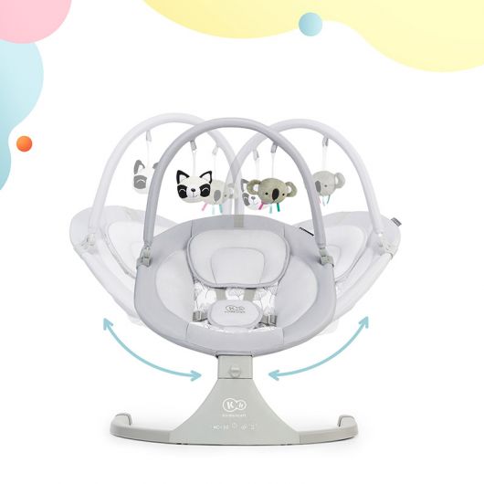 Balancelle 2 en 1 Kinderkraft Luli Grey