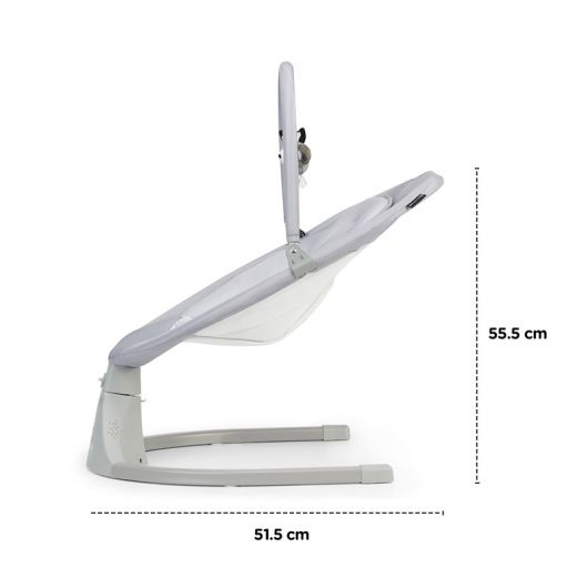 Balancelle 2 en 1 Kinderkraft Luli Grey