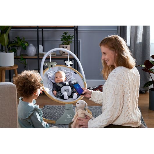 Balancelle 2 en 1 Kinderkraft Lumi Wooden