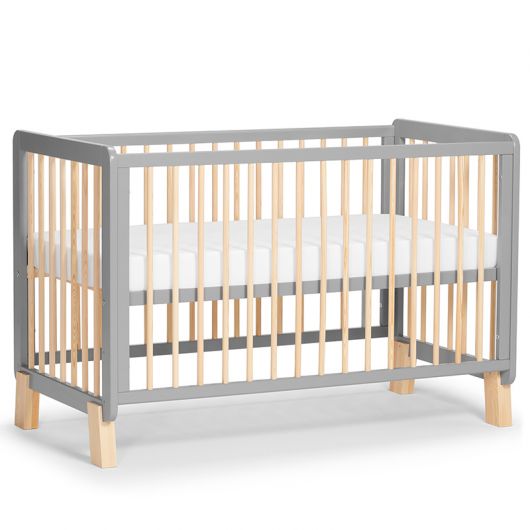 Lit en bois Kinderkraft Lunky Guardrail Grey