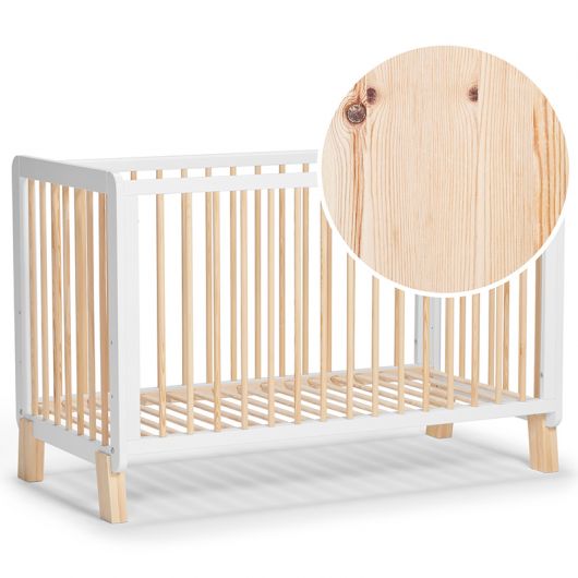 Lit en bois Kinderkraft Lunky Guardrail White