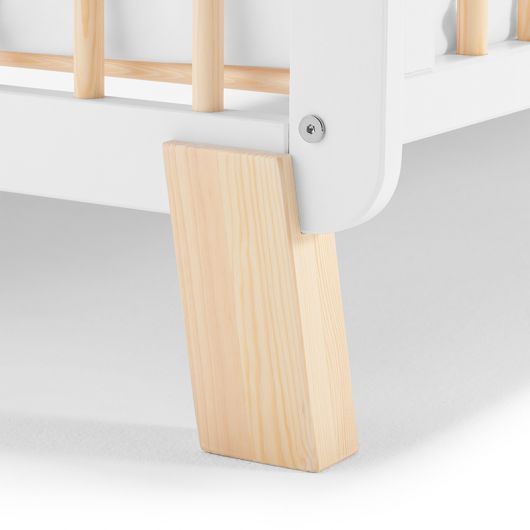 Lit en bois Kinderkraft Lunky Guardrail White