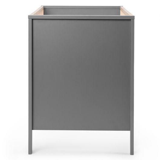 Lit bébé Kinderkraft Mia Guardrail + mattress Grey