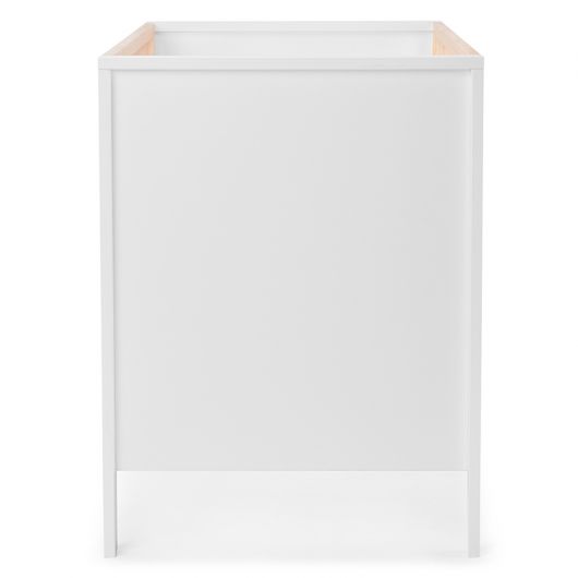 Lit bébé Kinderkraft Mia Guardrail + mattress White