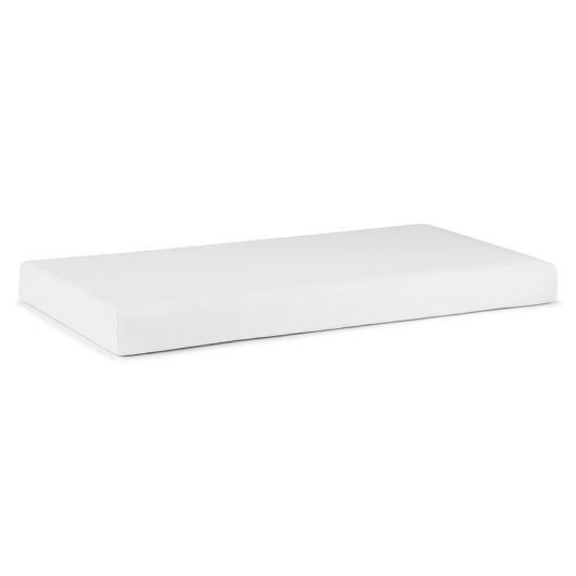 Lit bébé Kinderkraft Mia Guardrail + mattress White