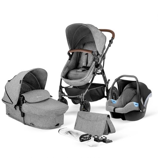 kinderkraft - Poussette Evolutive 3 En 1 X Moov noir