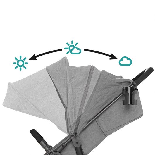 pushchair Grande City Pink