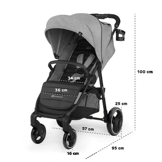 pushchair Grande City Pink