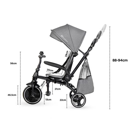 Tricycle Kinderkraft Jazz Grey