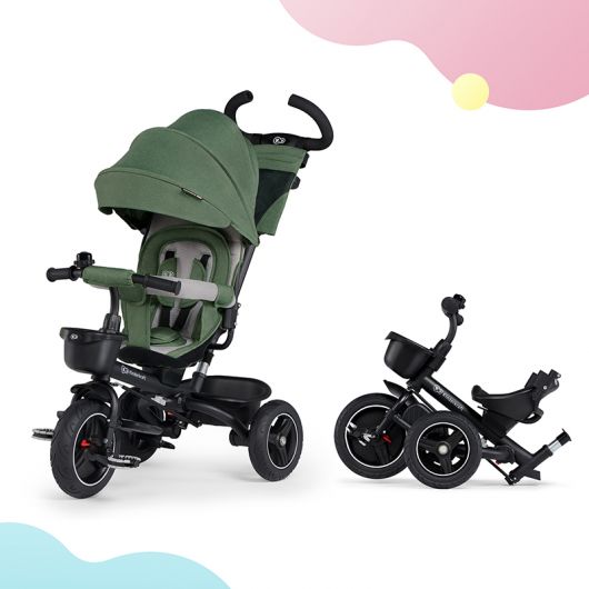Tricycle Kinderkraft Spinstep Pastep Green