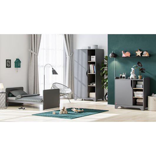 Armoire Vox Baby Leaf Graphite/oak - ok