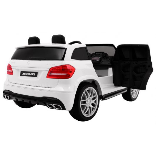 Voiture Electrique 2 Places 2 X 12v Mercedes Gls63 Blanche Pack Luxe Cabriole Pro Cabriole Bebe