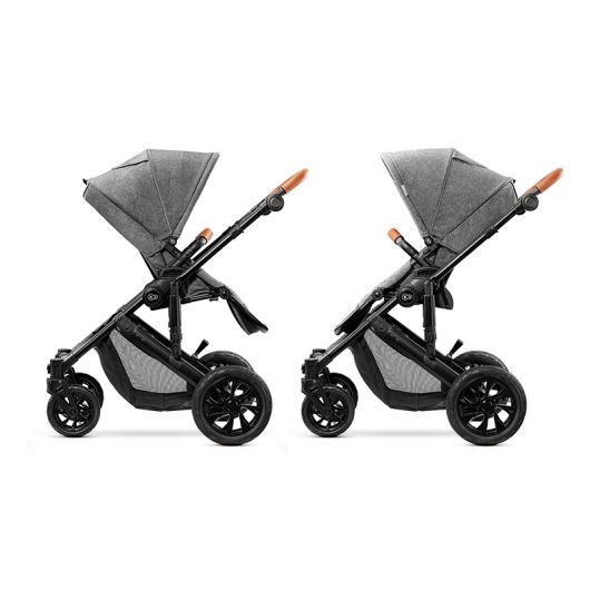 Poussette combinée Kinderkraft Prime grey 2020