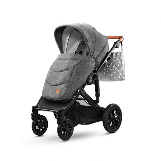 Poussette combinée Kinderkraft Prime grey 2020
