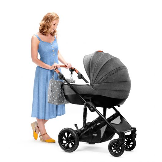 Poussette combinée Kinderkraft Prime grey 2020