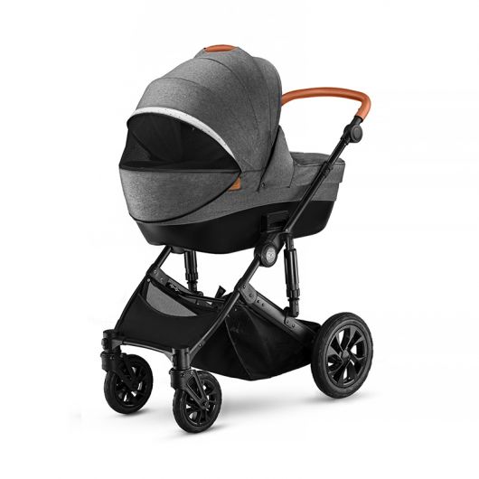 Poussette combinée Kinderkraft Prime grey 2020