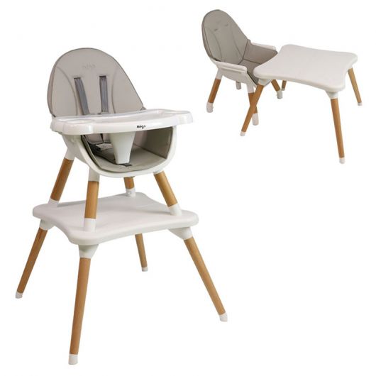 Chaise Haute Evolutive Migo Eva Gris Chaise Haute Evolutive Migo Eva Gris