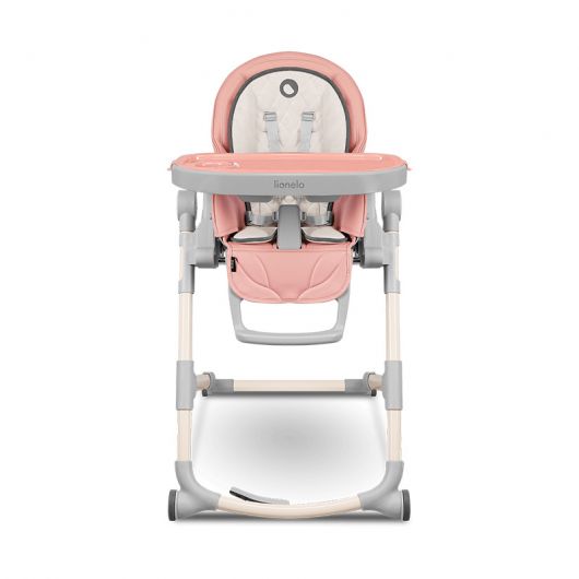 Chaise haute Lionelo Cora Bubblegum