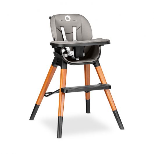 Chaise haute Lionelo Mona Black Onyx