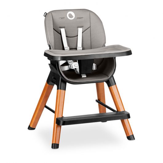 Chaise haute Lionelo Mona Black Onyx