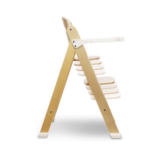 Chaise haute Lionelo Floris White Natural