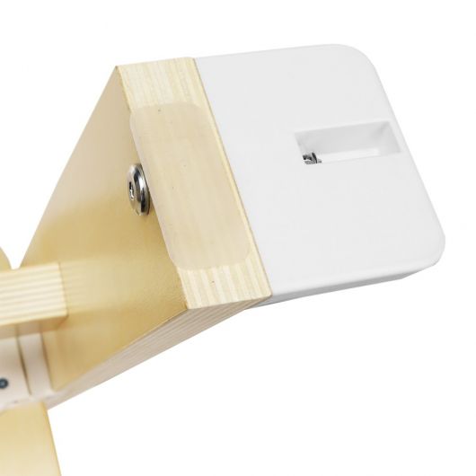 Chaise haute Lionelo Floris White Natural