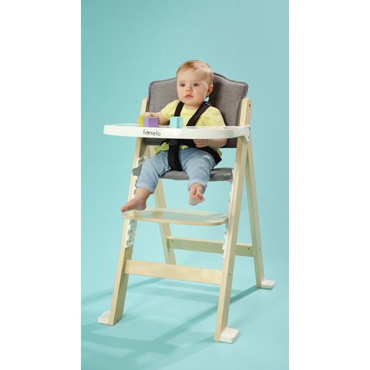 Chaise haute Lionelo Floris Grey Stone