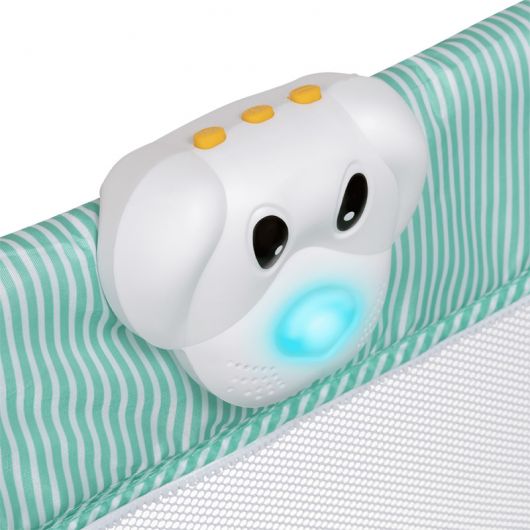 Lit de voyage 2 en 1 Lionelo Sven Plus Turquoise Grey