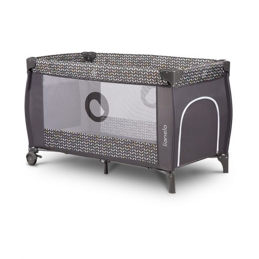 Lit de voyage 2 en 1 Lionelo Sven Plus Grey Scandi