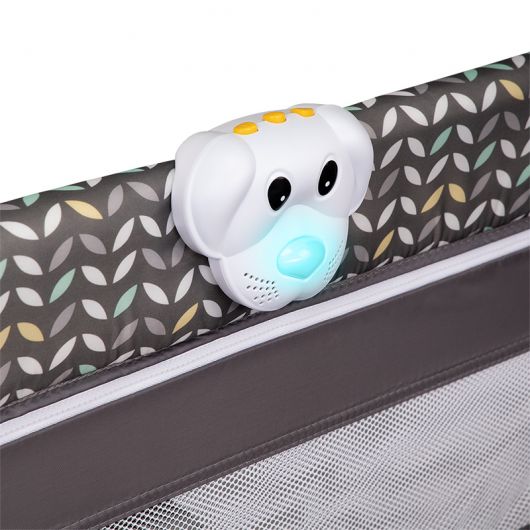 Lit de voyage 2 en 1 Lionelo Sven Plus Grey Scandi