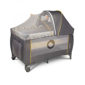 Lit de voyage 2 en 1 Lionelo Sven Plus Yellow Scandi