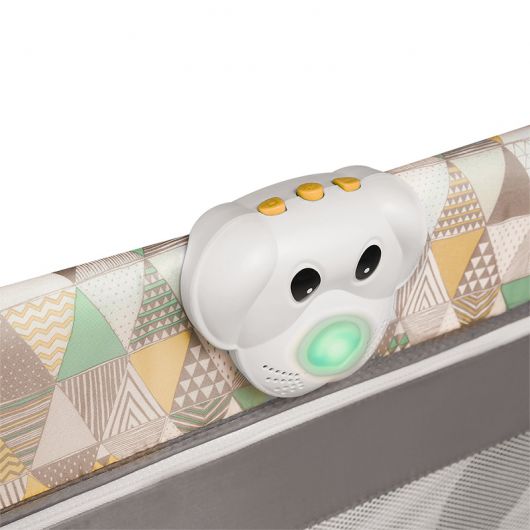 Lit de voyage 2 en 1 Lionelo Sven Plus Yellow Scandi