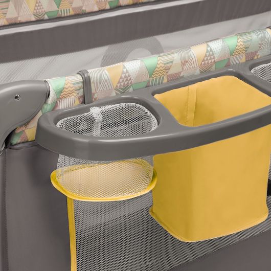 Lit de voyage 2 en 1 Lionelo Sven Plus Yellow Scandi