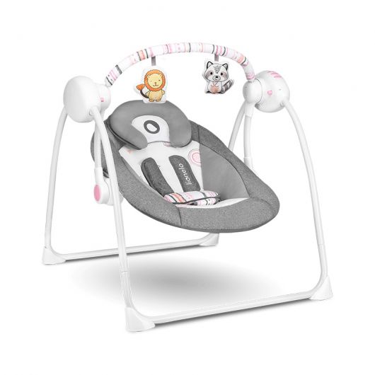 Balancelle Lionelo Ruben Stone Grey Rose