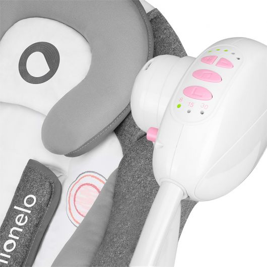 Balancelle Lionelo Ruben Stone Grey Rose