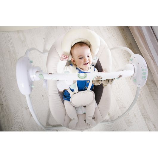 Balancelle Lionelo Ruben Stone Grey Rose