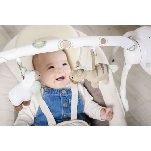 Balancelle Lionelo Ruben Stone Grey Rose