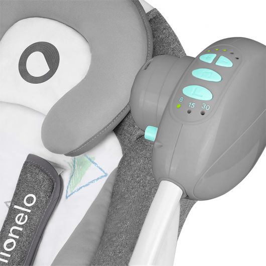 Balancelle Lionelo Ruben Stone Grey Turquoise