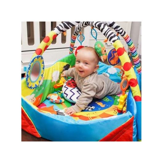 Tapis de jeu Lionelo Anika Plus Multicolor