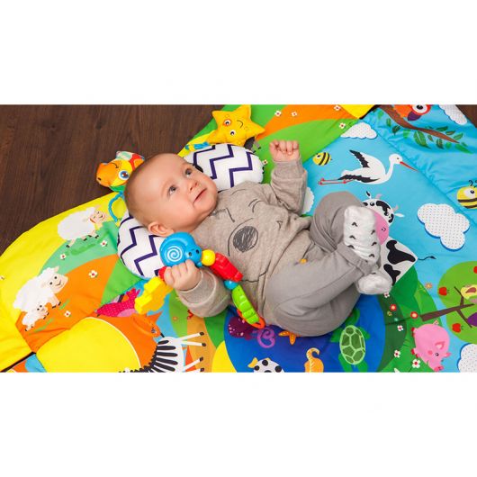 Tapis de jeu Lionelo Anika Plus Multicolor